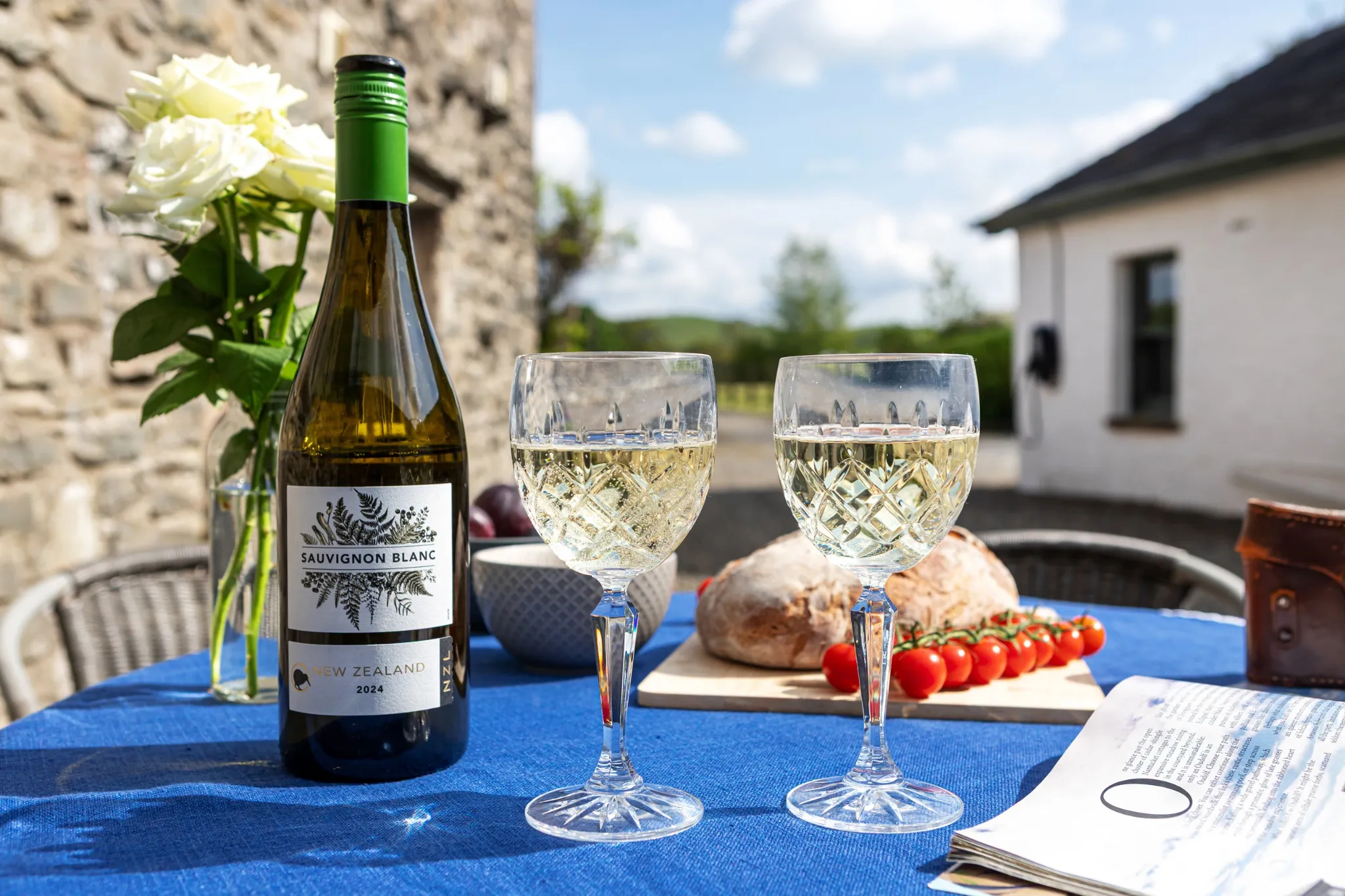 Al fresco dining on the patio